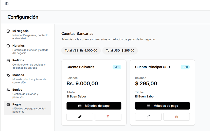 Multi-currency Support