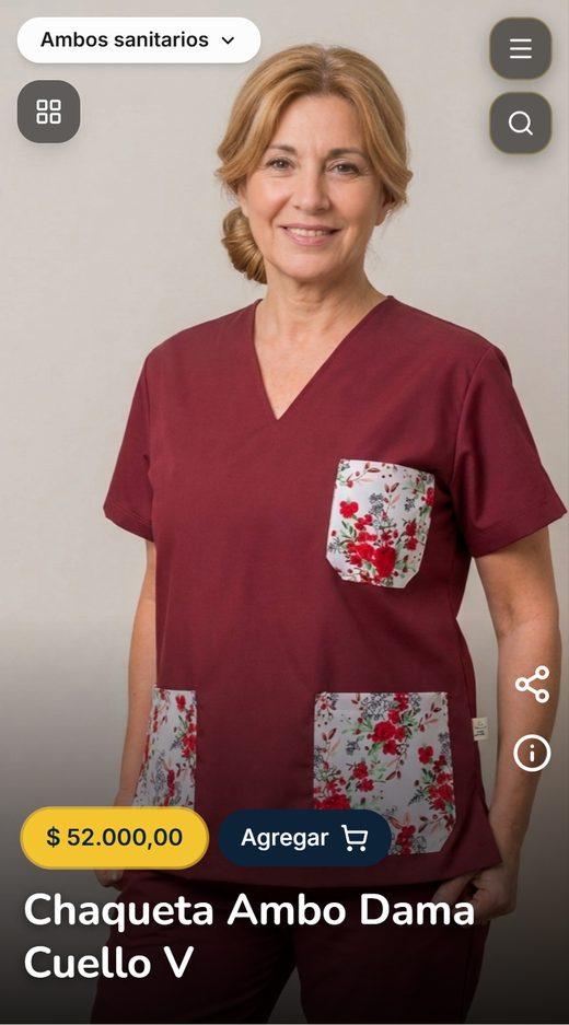 Catálogo de uniformes y salud con Tari